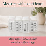 Ameda HygieniKit® Breast Milk Storage Bottle with Lock-Tight Cap, 4 Count
