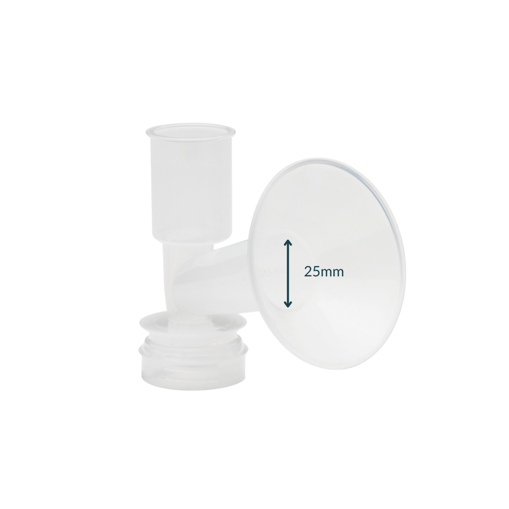 Ameda CustomFit Breast Pump Flanges™ and Inserts; Comfort Fit Angled Flange