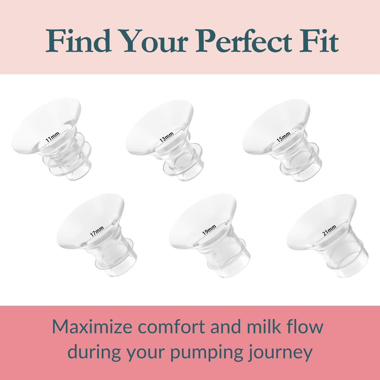 Ameda Universal Soft Breast Pump Flange Inserts