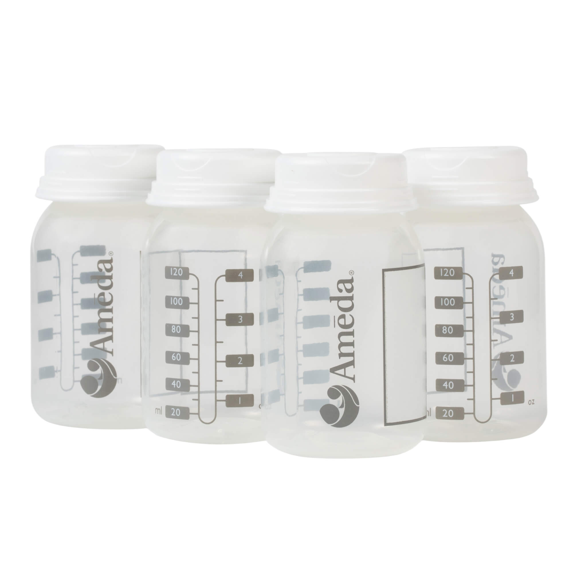 Ameda HygieniKit Breast Milk Storage Bottles w/ Lock-Tight Caps,