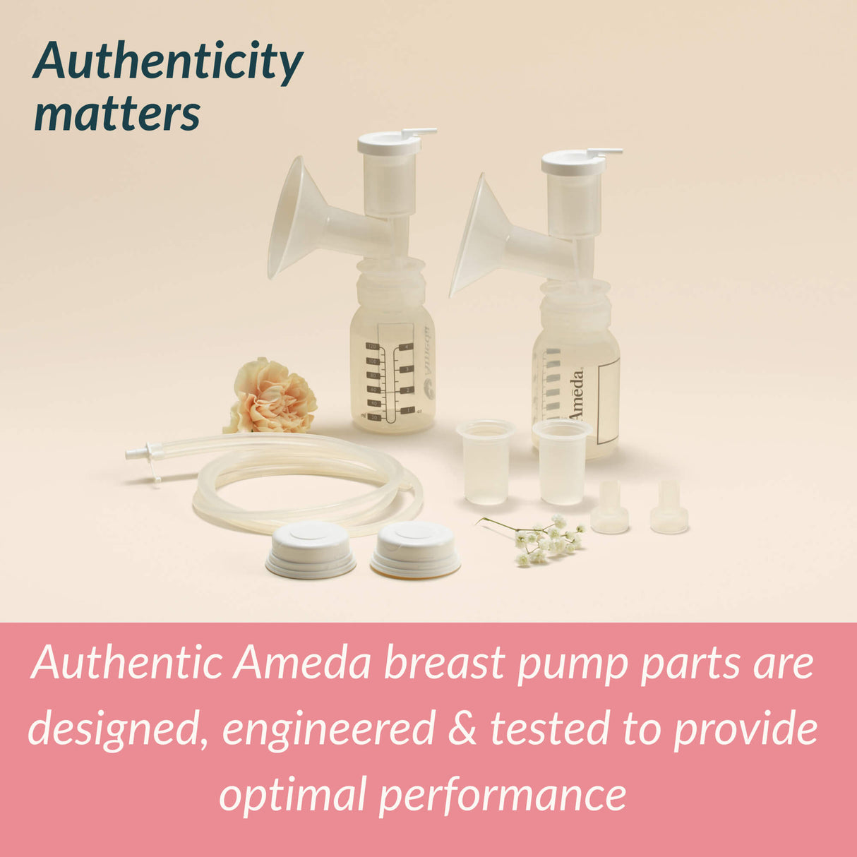 Ameda HygieniKit® Silicone Replacement Tubing, 2 Count