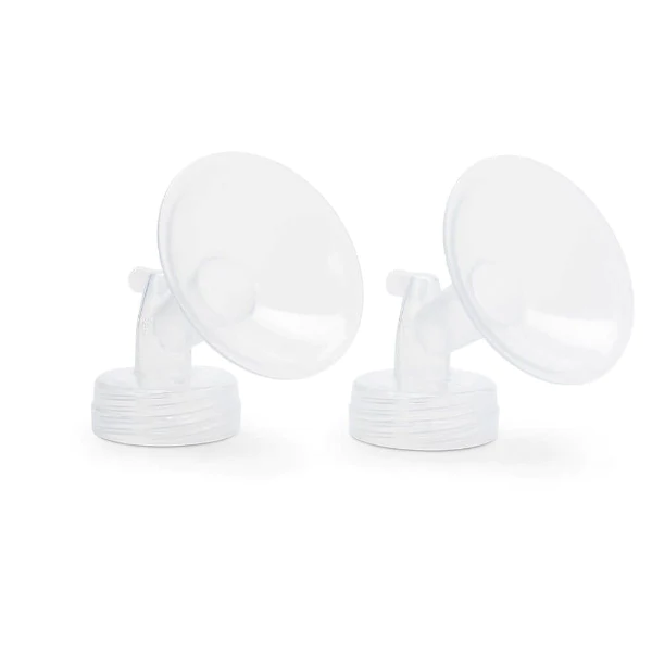 Ameda Mya Breast Pump Replacement Flanges, 2 Count (1 Pair), 21mm