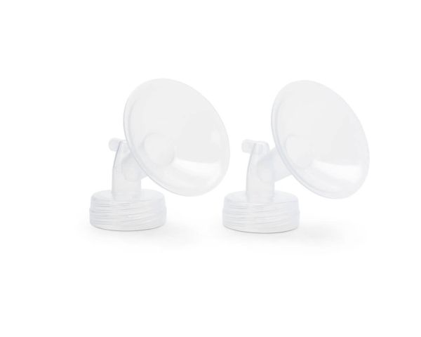 Ameda Mya Breast Pump Replacement Flanges, 2 Count (1 Pair), 24mm