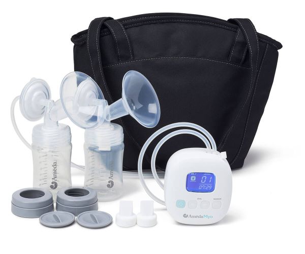 Ameda Mya® Hospital Strength Rechargeable Electric Breast Pump with Small Tote and Accessories