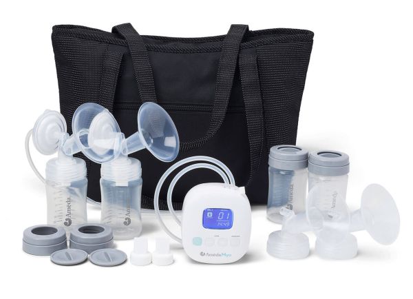Ameda Mya® Hospital Strength Rechargeable Electric Breast Pump with Large Tote and Accessories