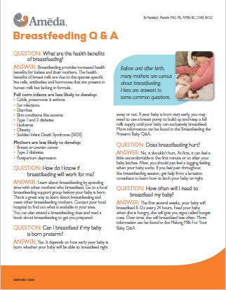 Breastfeeding Q & A English