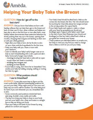 Helping Your Baby Take the Breast